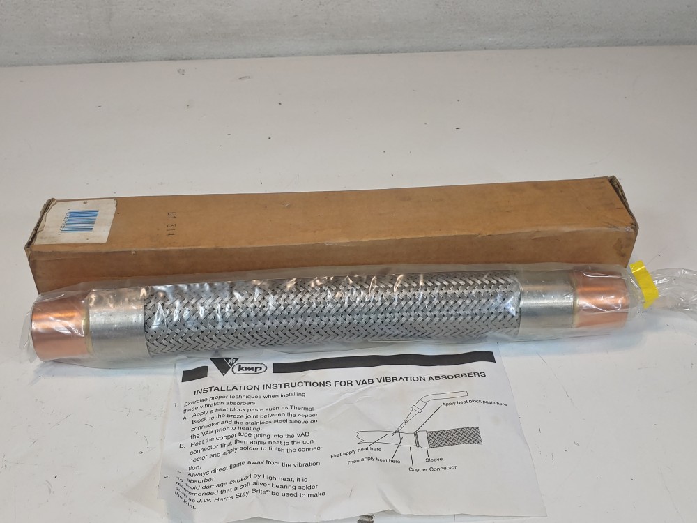 Virginia KMP VAB-11SS SS Vibration Absorber 1-3/8" O.D. X 14-3/4" Length