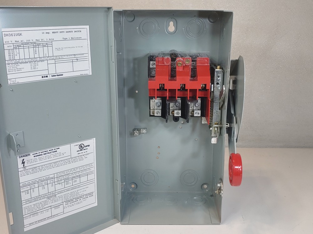 Eaton Cutler-Hammer Heavy Duty Safety Switch DH361UGK