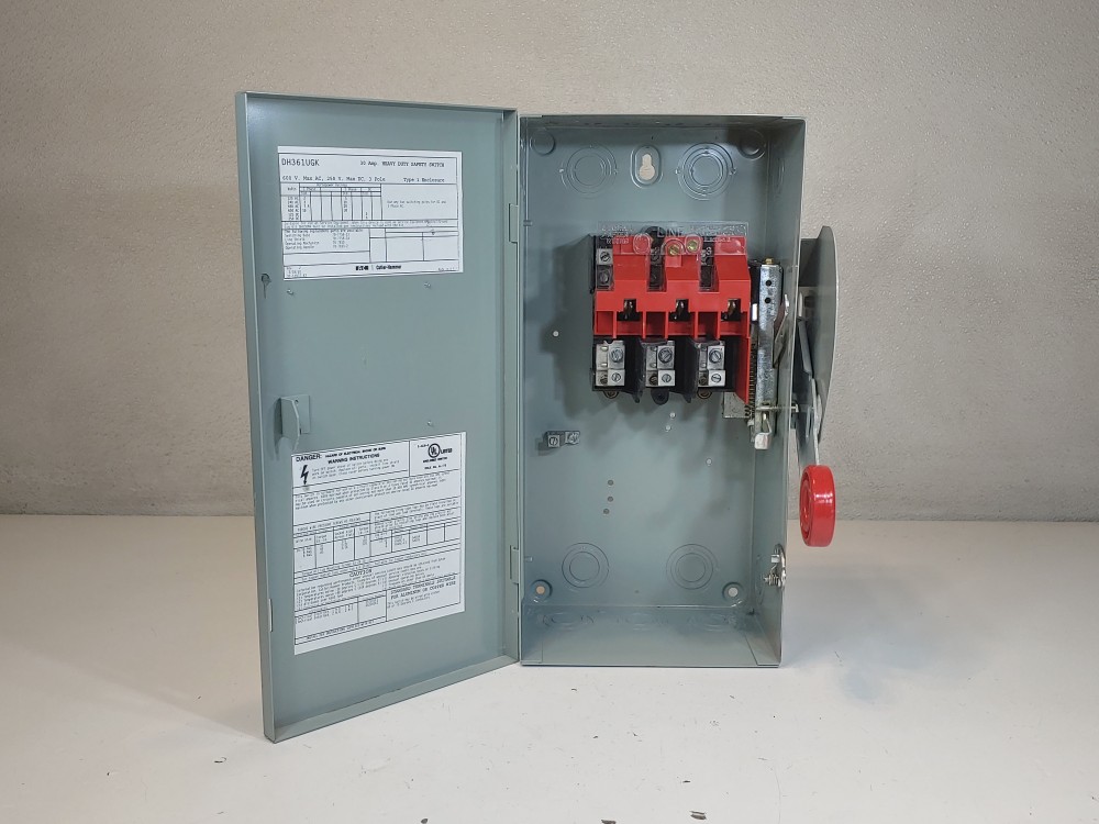 Eaton Cutler-Hammer Heavy Duty Safety Switch DH361UGK