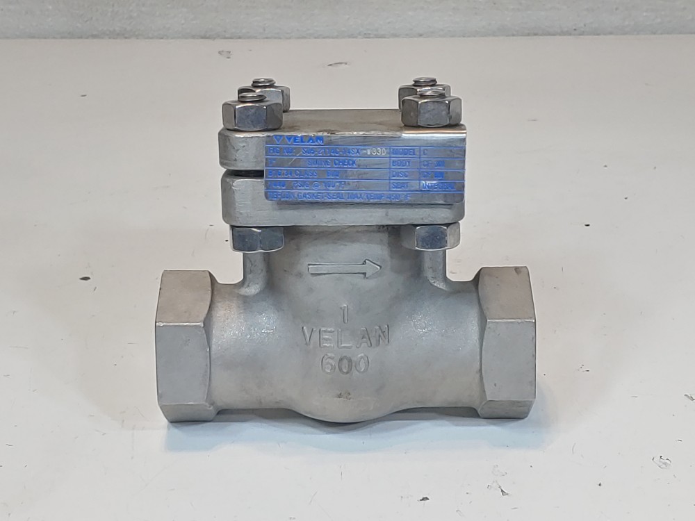 Velan 1" FNPT 600# CF3M/CF8M Swing Check Model C / Figure#: S05-2114C-14SX-33