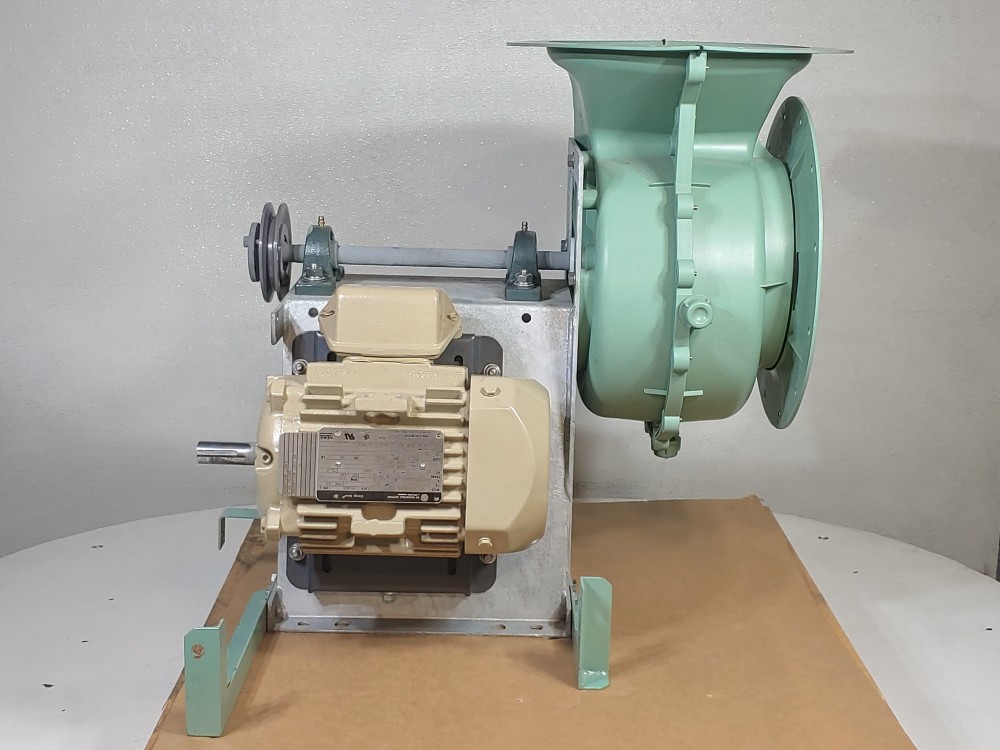 Texel Chemical Fan CES101N-PH2 Centrifugal Blower / Fan  w/G.E 2HP Motor 