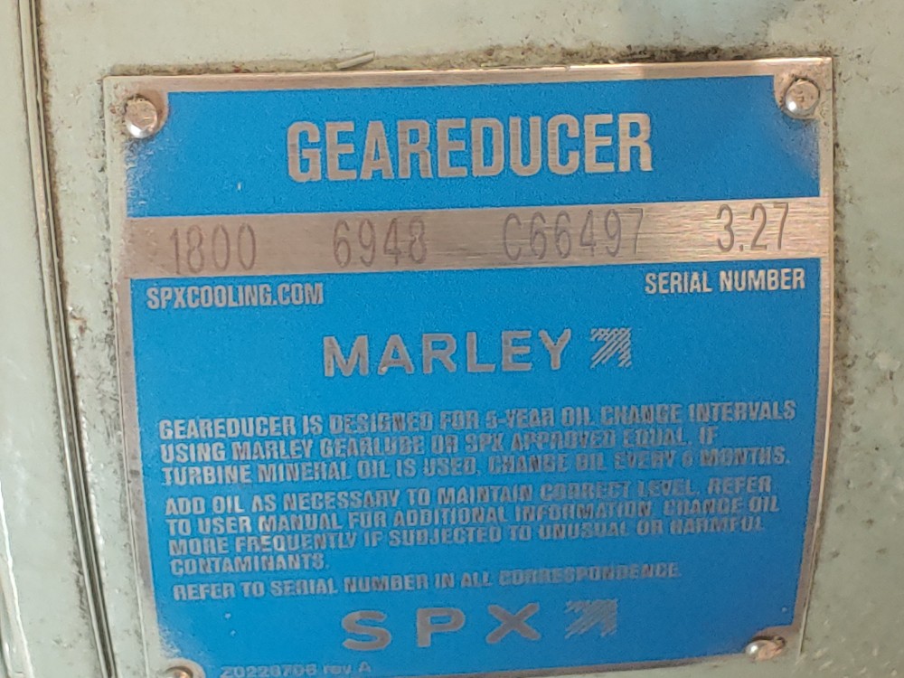 Marley SPX 1800 Series Geareducer 18006940C66497
