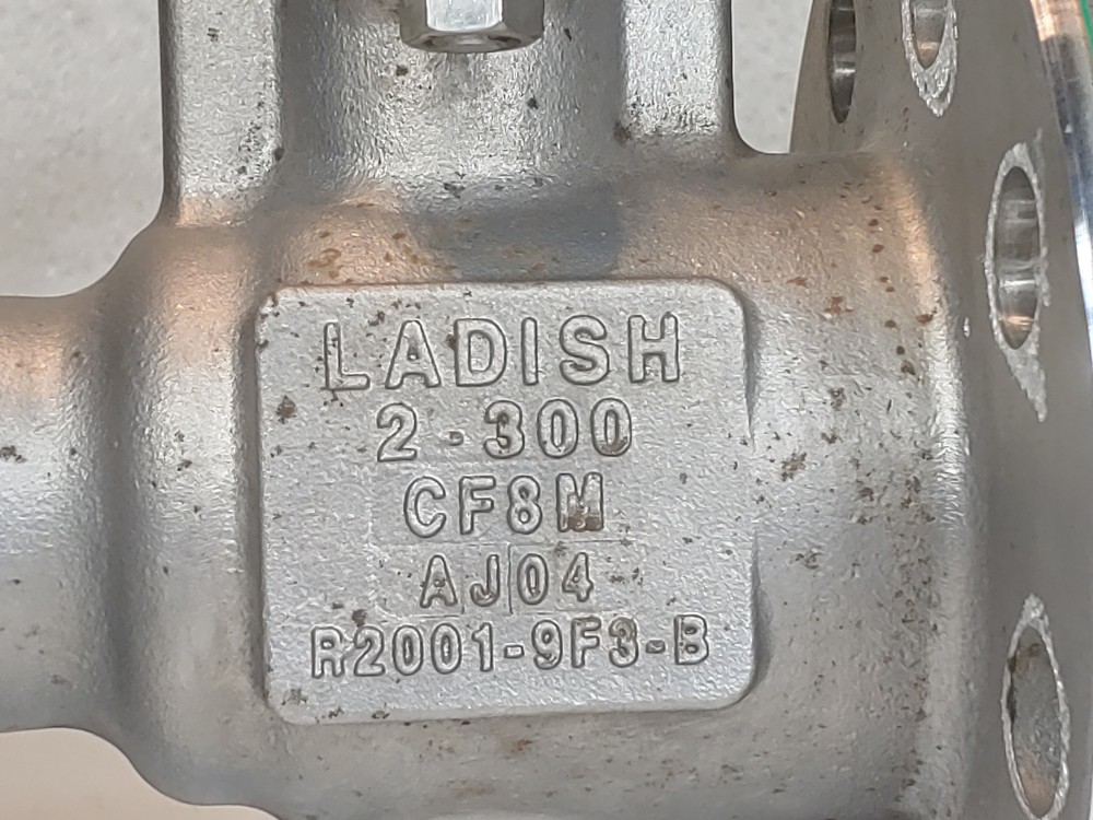 Ladish RF 2" 300# CF8M Flanged Reduced Port Ball Valve FIG#: P935-L650-GF00-A20M