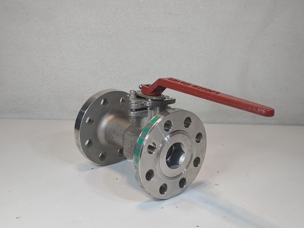 Ladish RF 2" 300# CF8M Flanged Reduced Port Ball Valve FIG#: P935-L650-GF00-A20M