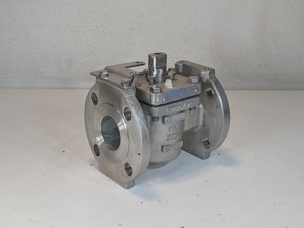 Fluoroseal 2" 150# RF Flange CF8M Plug Valve FIG#152F