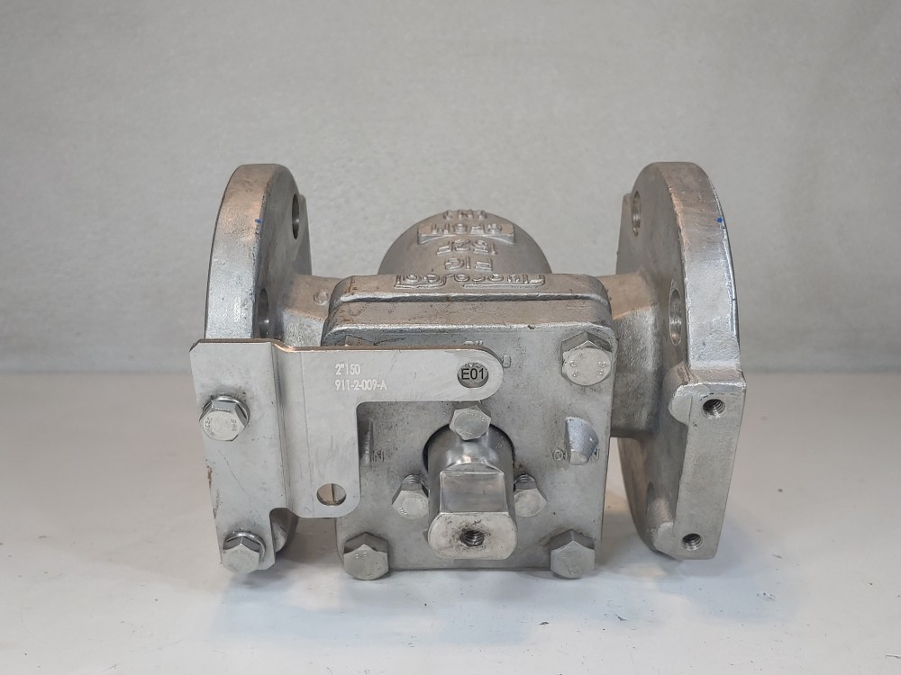 Fluoroseal 2" 150# RF Flange CF8M Plug Valve FIG#152F