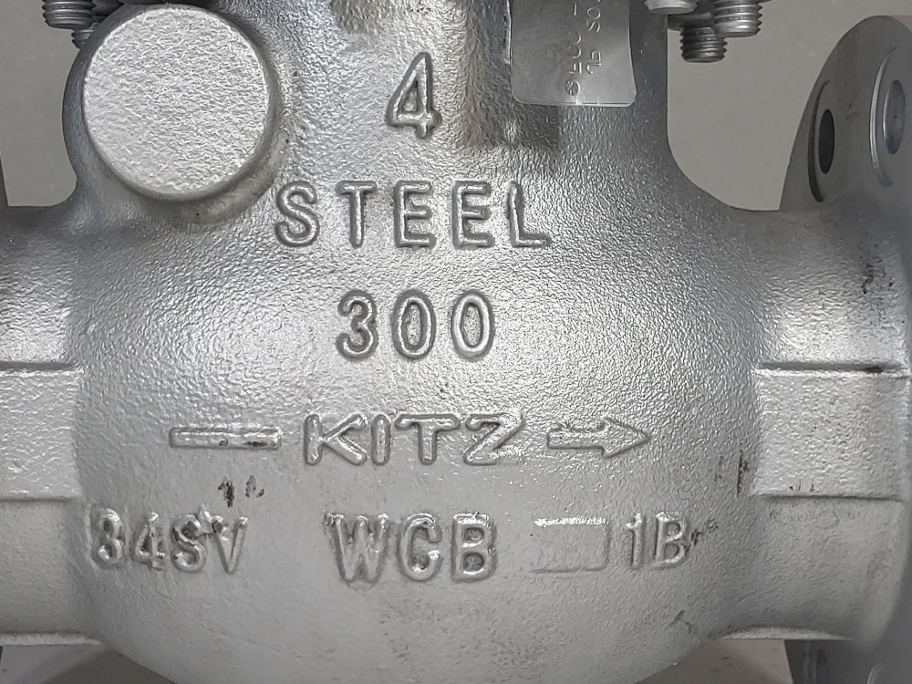 Kitz 4" 300# WCB Swing Check Valve FIG#: 300SC0HS