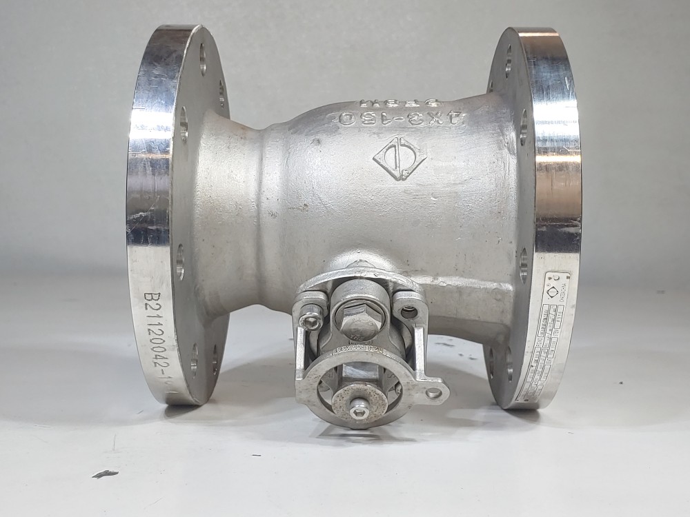 Chaoda 4"X3"-150 RP RF Flanged CF8M Ball Valve Fig#: 1-BF-U-RP-RF-CF8M-2-R-G-L