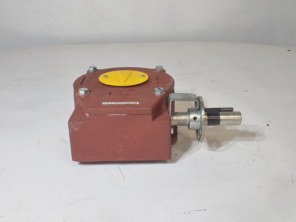 Flowserve Durco BY95345A-I-CI Quarter Turn Worm Gear Operator w/Bracket & Wheel 