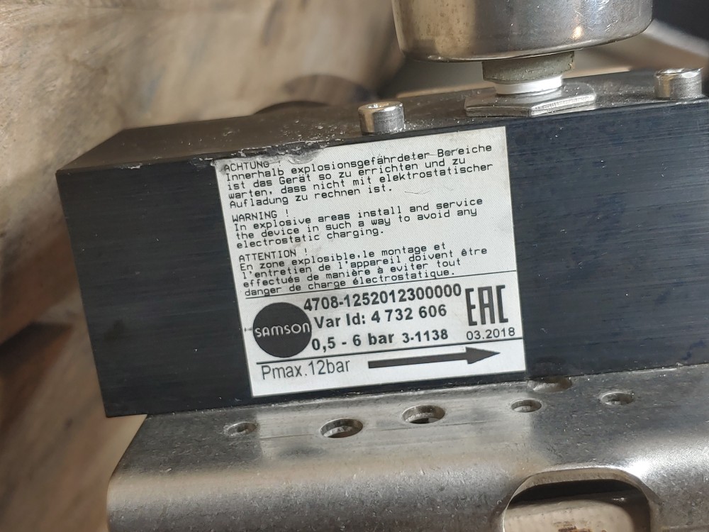 Samson 6" 150# CF8M Control Valve Model# 3277