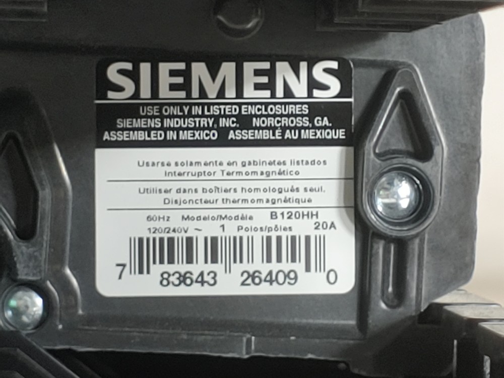 Siemens 200A, 54-CKT 3-Phase Electrical PanelBoard 120/240V P1A54VA2000TST