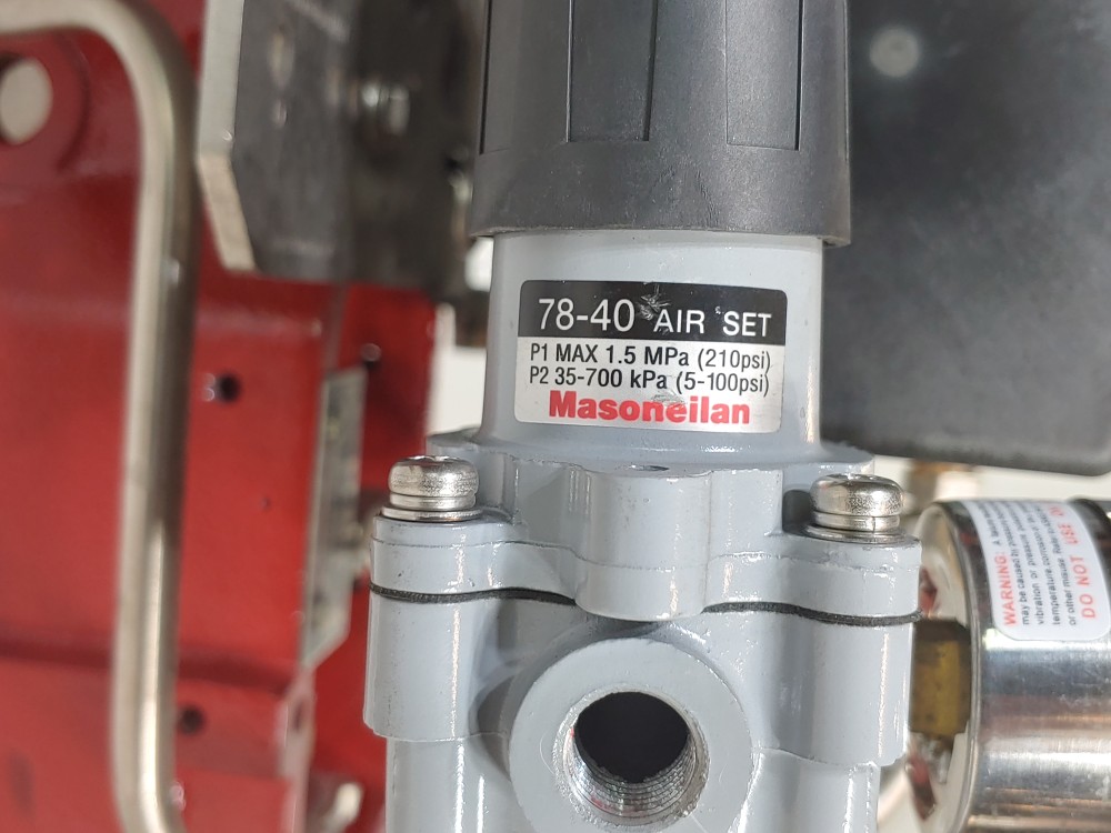 Masoneilan 1.5" 600# Pneumatic Flanged Control Valve w/ Valve Positioner