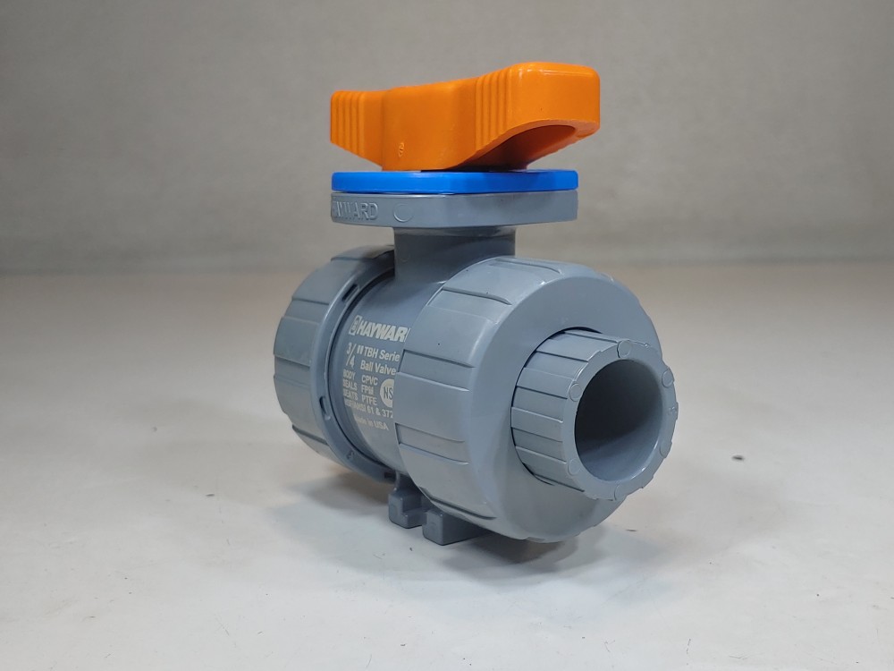 Lot of (3) Hayward 3/4" Tru Union CPVC Ball Valve TBH2075ASTV0000