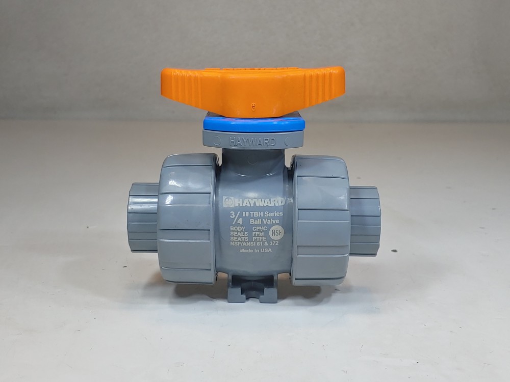 Lot of (3) Hayward 3/4" Tru Union CPVC Ball Valve TBH2075ASTV0000