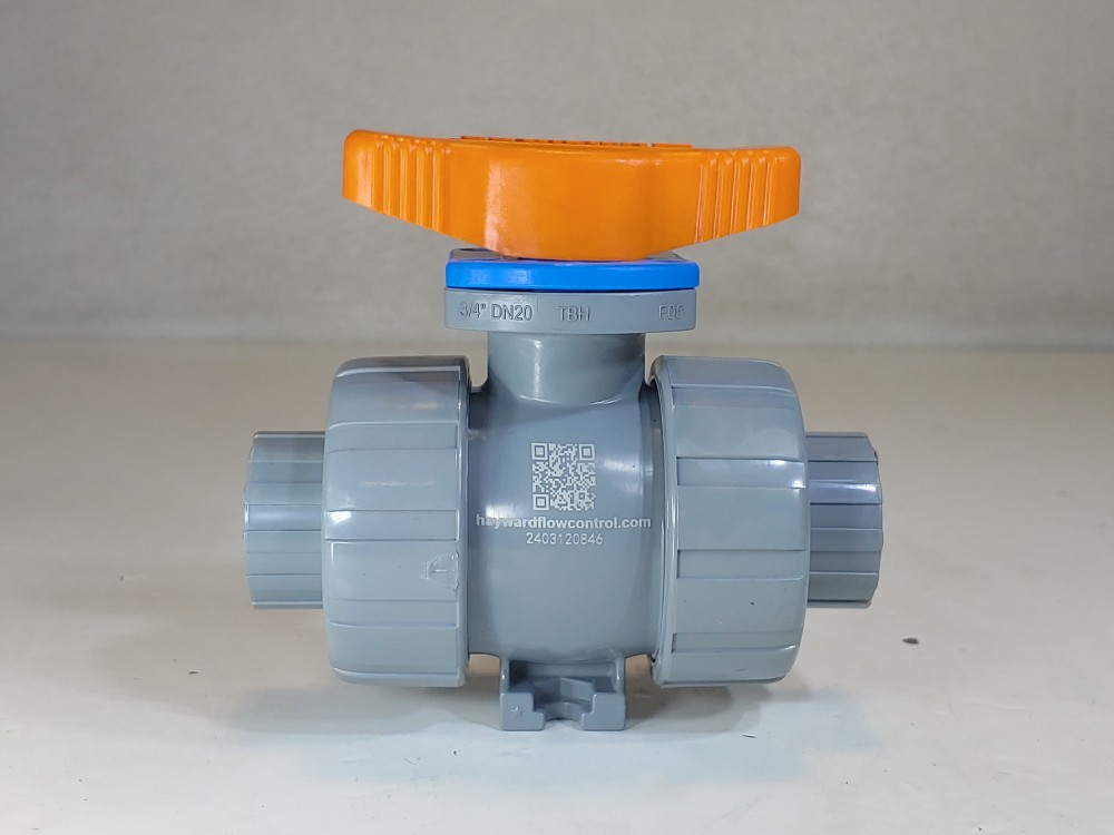 Lot of (3) Hayward 3/4" Tru Union CPVC Ball Valve TBH2075ASTV0000