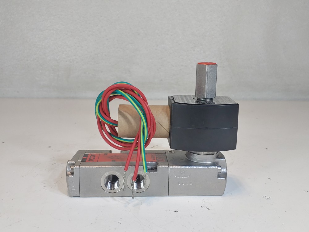 Asco 1/4" NPT Stainless Steel Solenoid Valve EV8007G1/EV8551G421