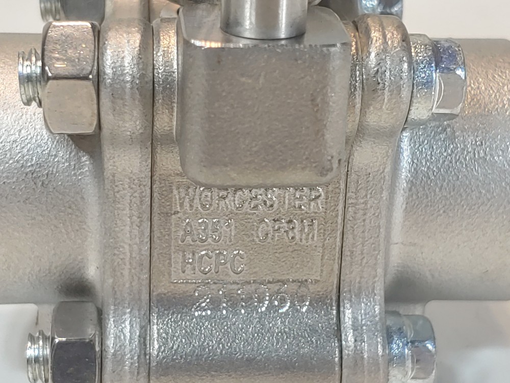 Worcester Flowserve 1/2" Threaded Reduced Port CF8M Ball Valve 1/2CN4466PMSE