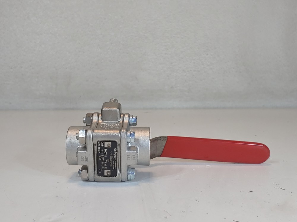 Worcester Flowserve 1/2" Threaded Reduced Port CF8M Ball Valve 1/2CN4466PMSE