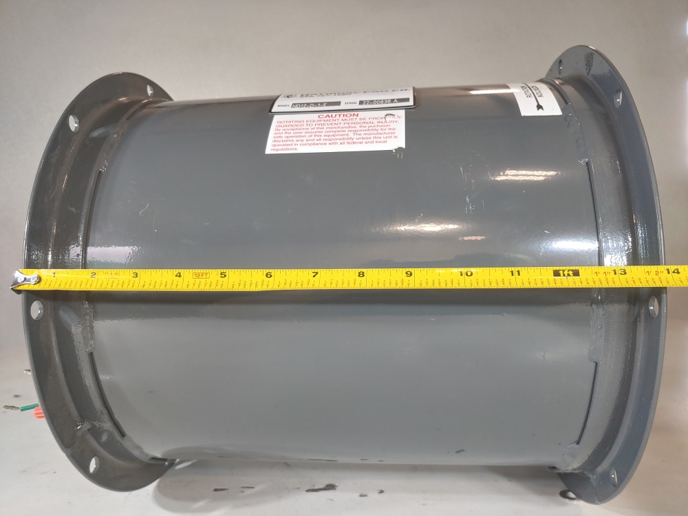 National Fan ND12-D-1-E Raptor ELP Tube Axial Fan 12" 2044 CFM Direct Drive 