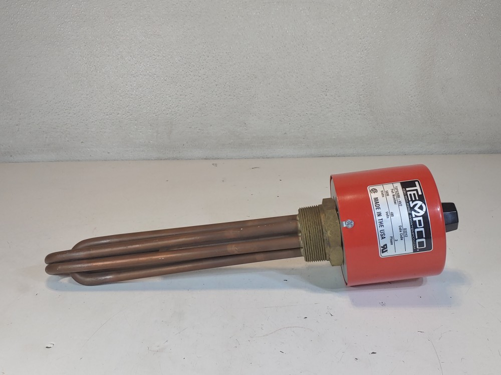 Tempco Screw Plug Immersion Heater w/ Thermostat TSP02088-HV2
