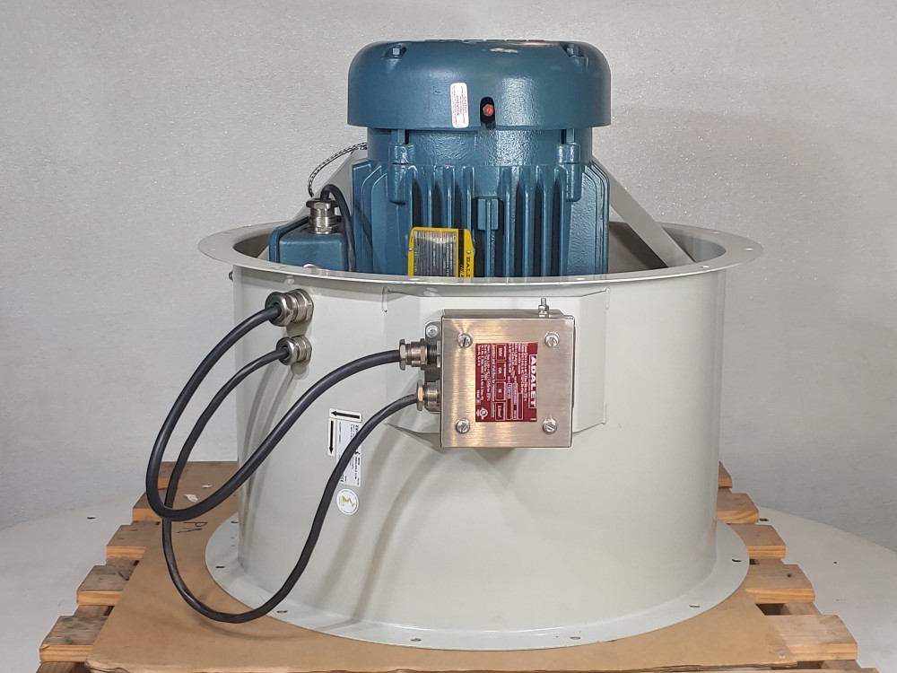 ZIEHL-ABEGG Tube Axial Industrial Fan w/15HP Baldor Motor