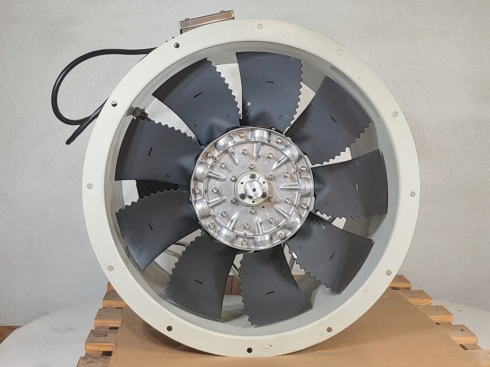ZIEHL-ABEGG Tube Axial Industrial Fan w/15HP Baldor Motor