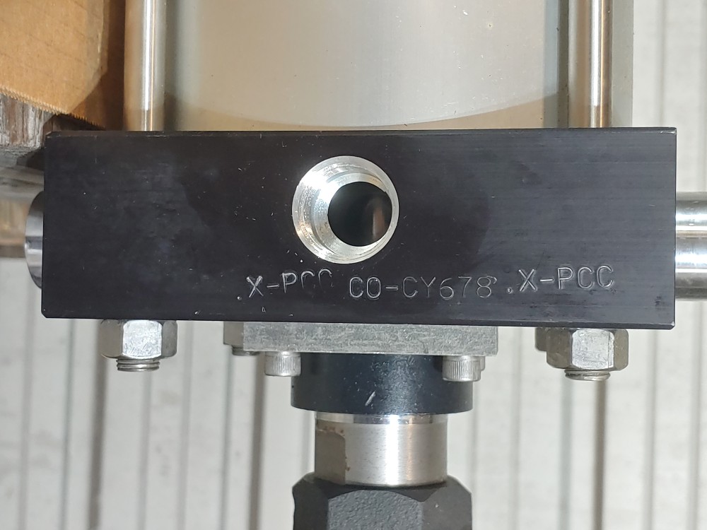 Pneu C&C, Inc. Rod Pneumatic Cylinder COCY678-X-PCC, 6" Bore X 78" Stroke 