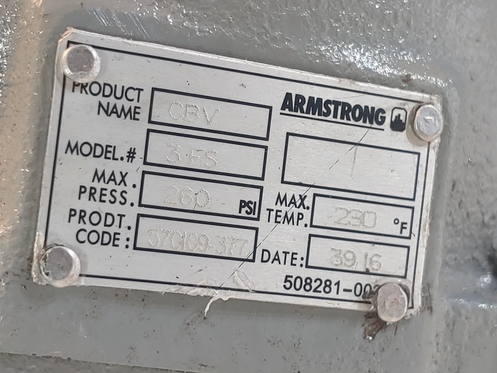 Armstrong CBV-3FS (Product Code:570109-377) Flanged Circuit Balancing Valve