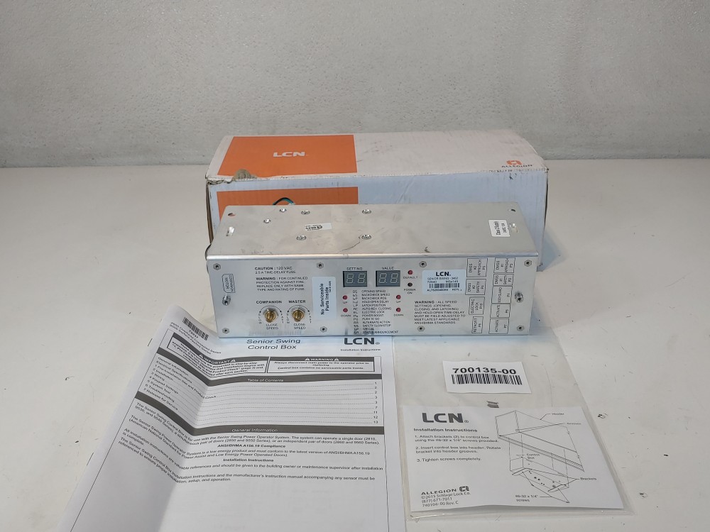 LCN Senior Swing - 34662 Automatic Door Controller Box 72940 
