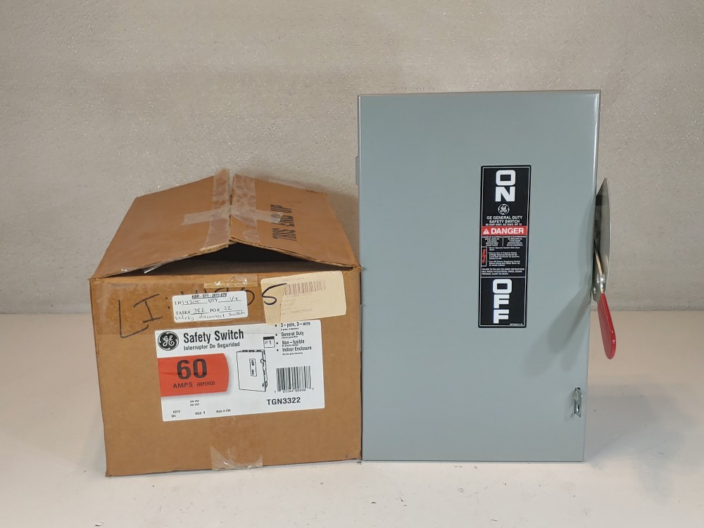 General Electric TGN3322 Disconnect Switch - Model: 9