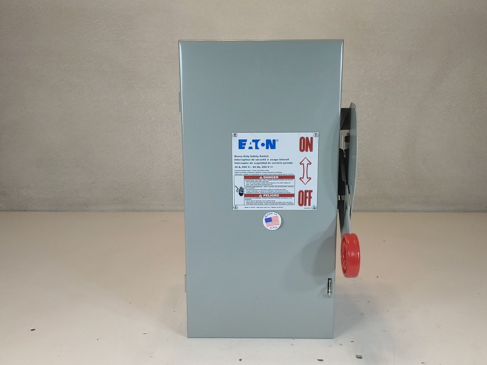 Eaton 30amp Heavy Duty Non-Fused Safety Switch DH361UGK