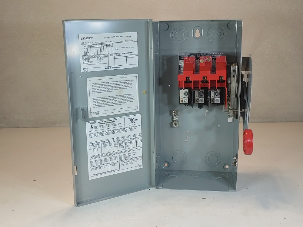 Eaton 30amp Heavy Duty Non-Fused Safety Switch DH361UGK