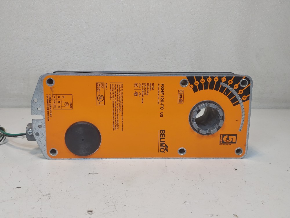 Belimo FSNF120-FC - US Fire & Smoke Damper Actuator