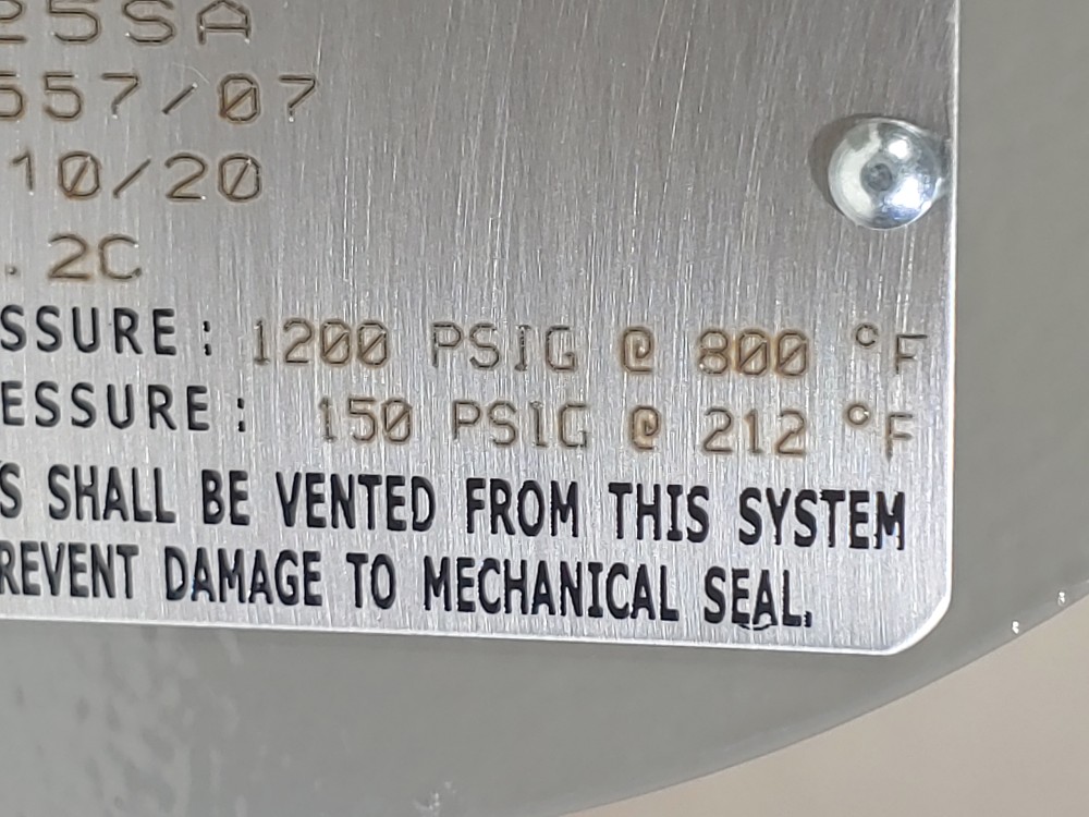 Flowserve NX0625SA Heat Exchanger Seal Cooler