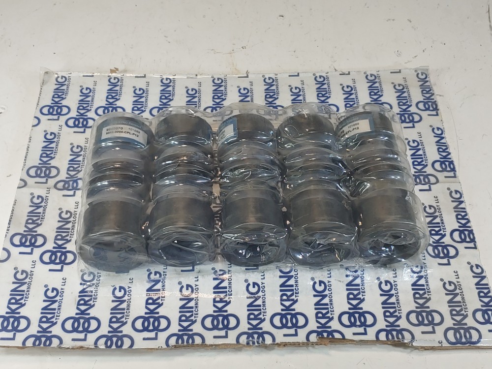 Lot of (5) Lokring 3/4" NRS MAS-3000-CPL-P12, CS Pipe Coupling 9040070 