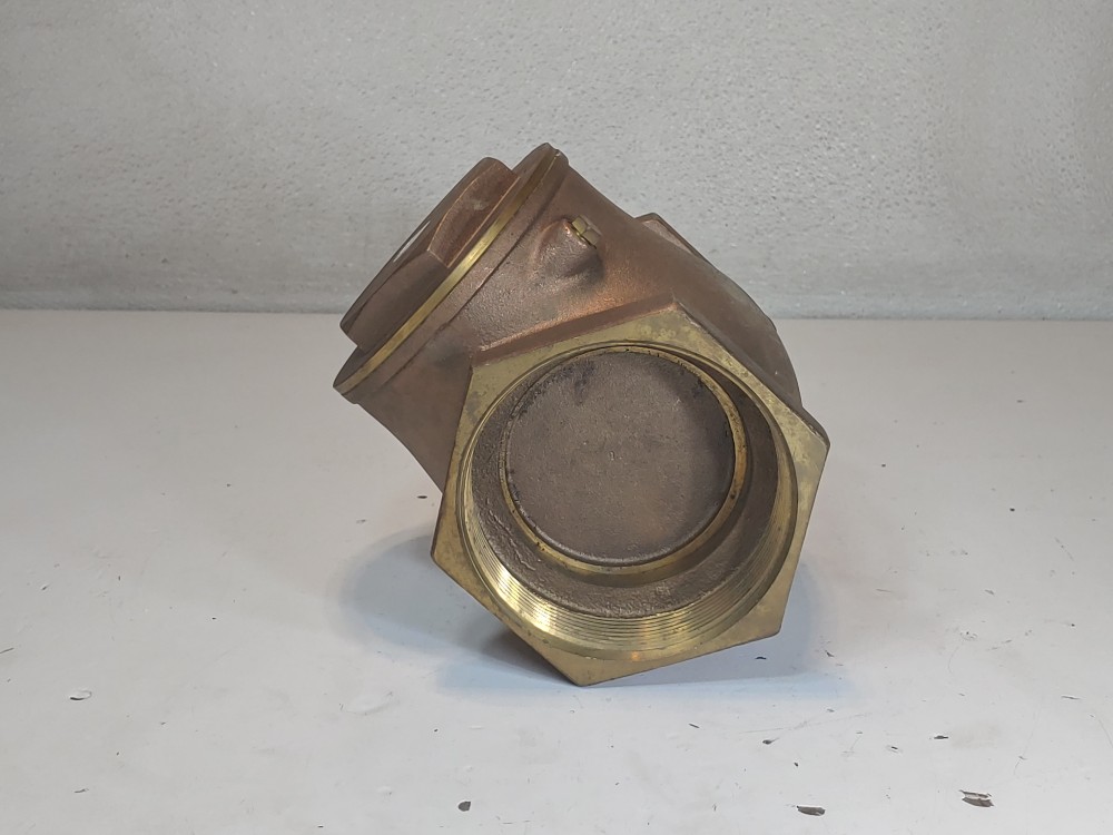 Matco 521 Series 200 WOG 4" Threaded Brass Swing Check Valve