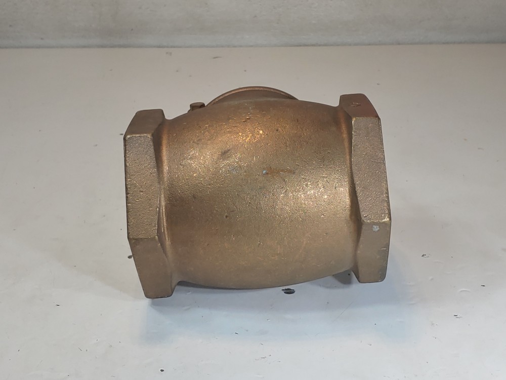 Matco 521 Series 200 WOG 4" Threaded Brass Swing Check Valve