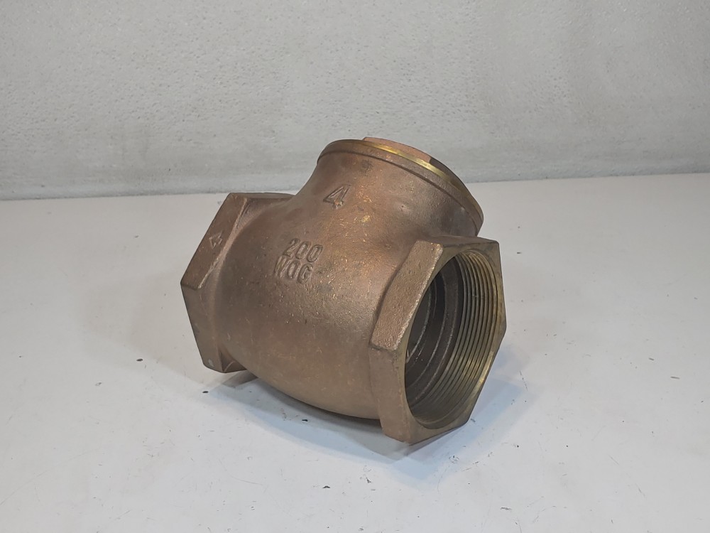 Matco 521 Series 200 WOG 4" Threaded Brass Swing Check Valve