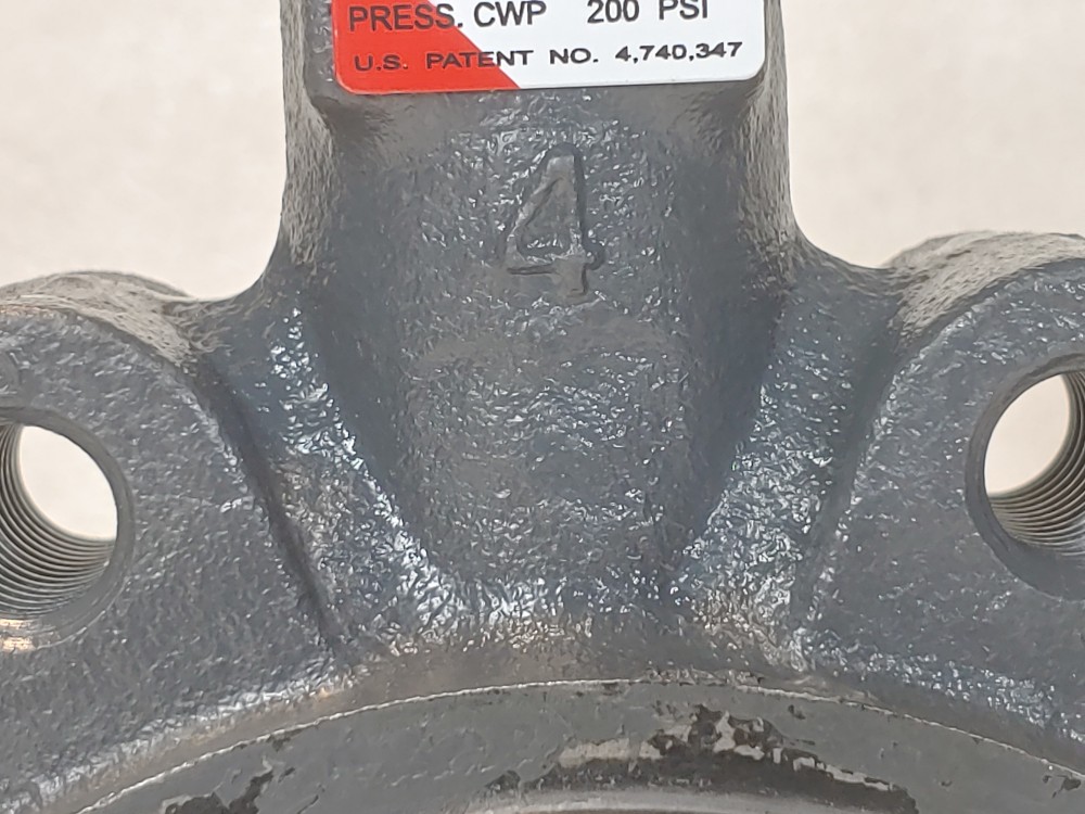 NIBCO 4" 250 PSI Lug Style DI/ALBZ Butterfly Valve LD2000 
