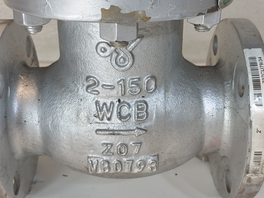 DSI 2" 150 RF WCB Globe Valve Fig#: 133 XU w/Acid Splash Guard 