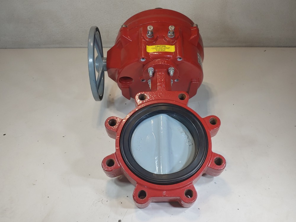 Bray 70-0121-113D0-536/A Actuated 6" Butterfly Valve 