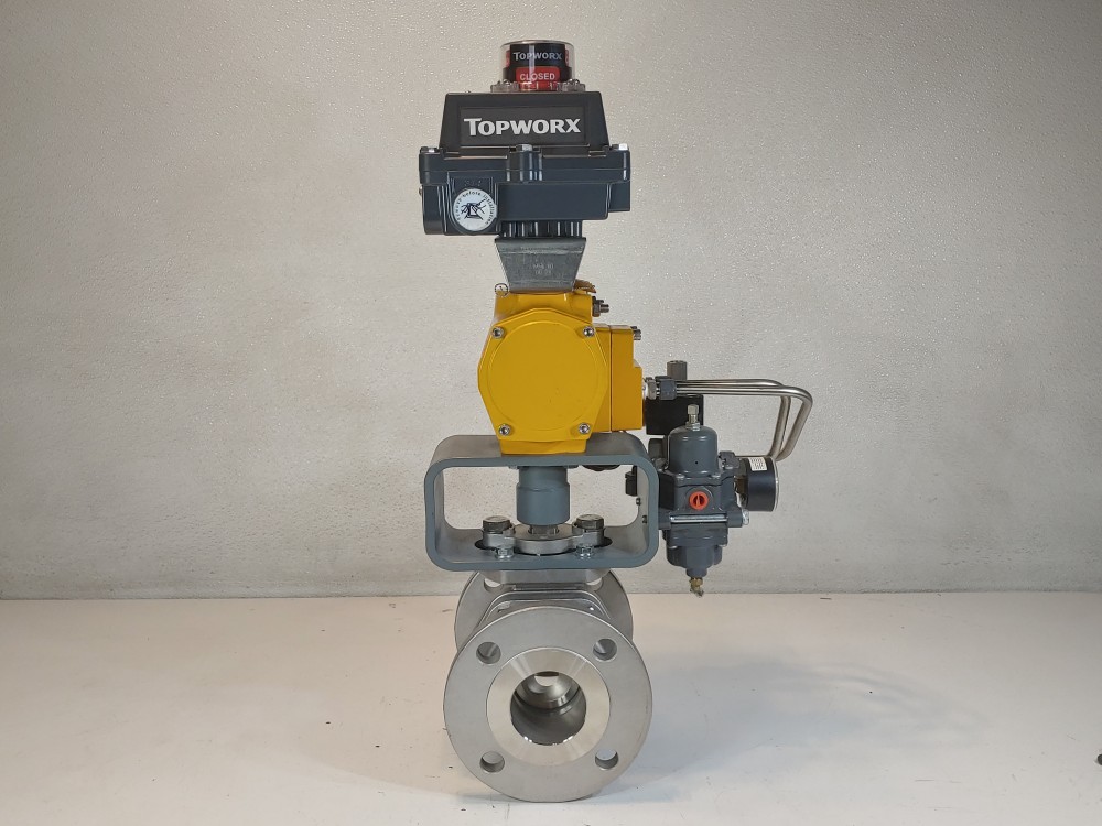 KTM 2-1/2" 150# 2PC CF8M RF Pneumatic Actuated Ball Valve 