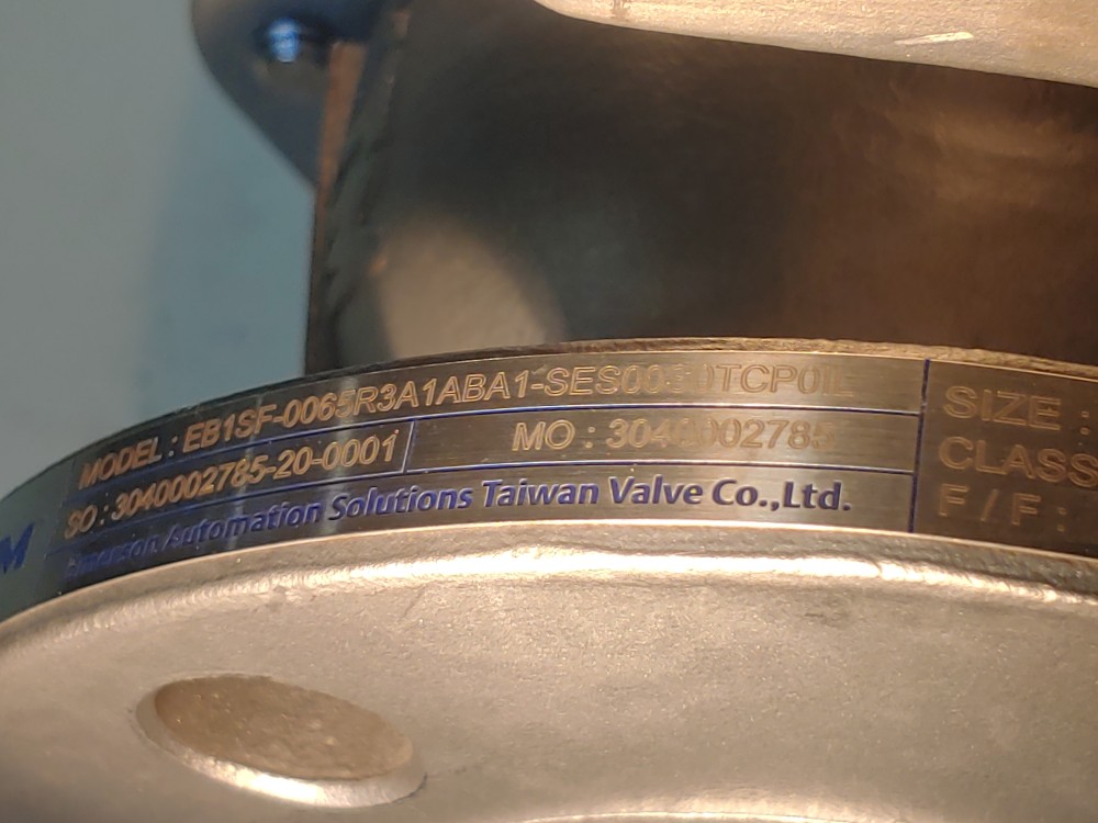 KTM 2-1/2" 150# 2PC CF8M RF Pneumatic Actuated Ball Valve 