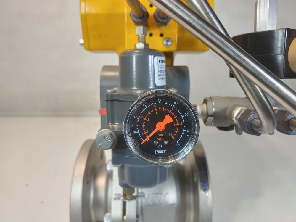 KTM 2-1/2" 150# 2PC CF8M RF Pneumatic Actuated Ball Valve 