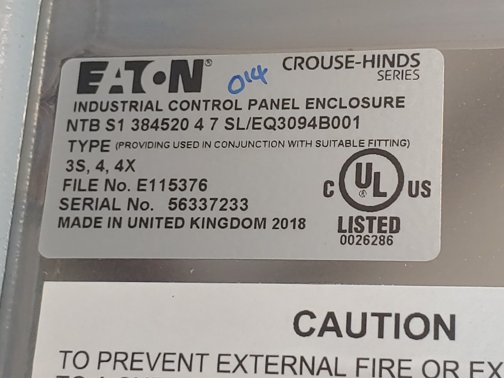 Crouse-Hinds Power Plus D2L Hazardous Area Lighting & Heat Tracing Panelboard