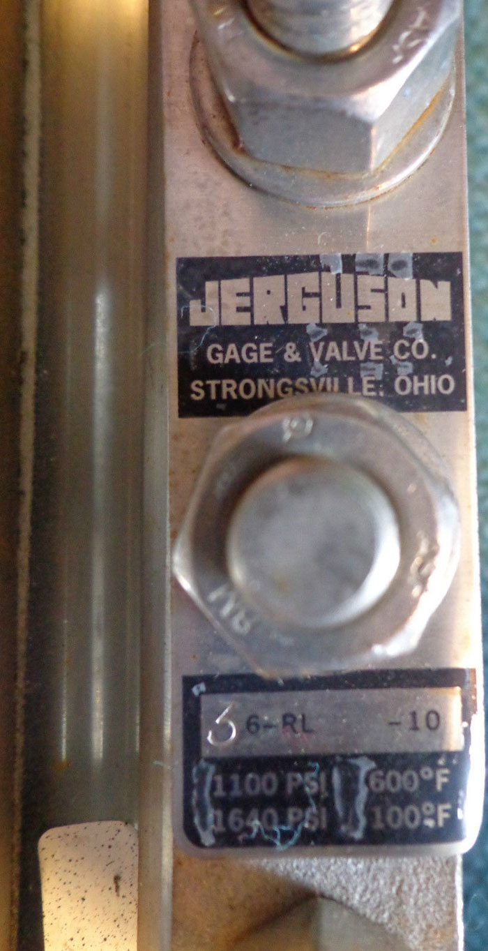 JERGUSON 2" SIGHT GLASS VALVE, 3-SECTION 3 6-RL-10