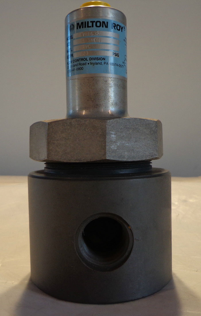 MILTON ROY VB1632 FLOW CONTROL BACK PRESSURE VALVE