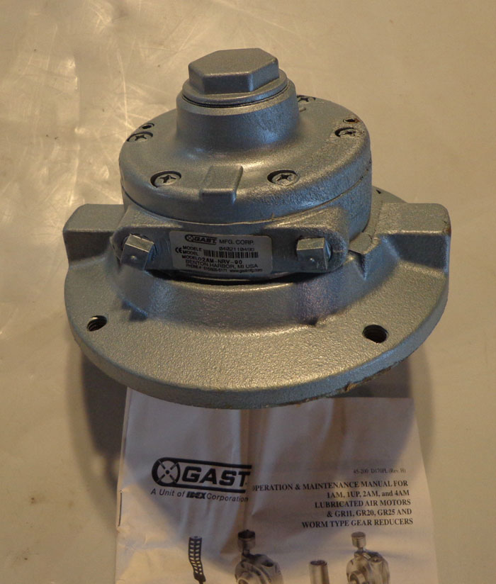 GAST AIR MOTOR - MODEL: 2AM-NRV-90