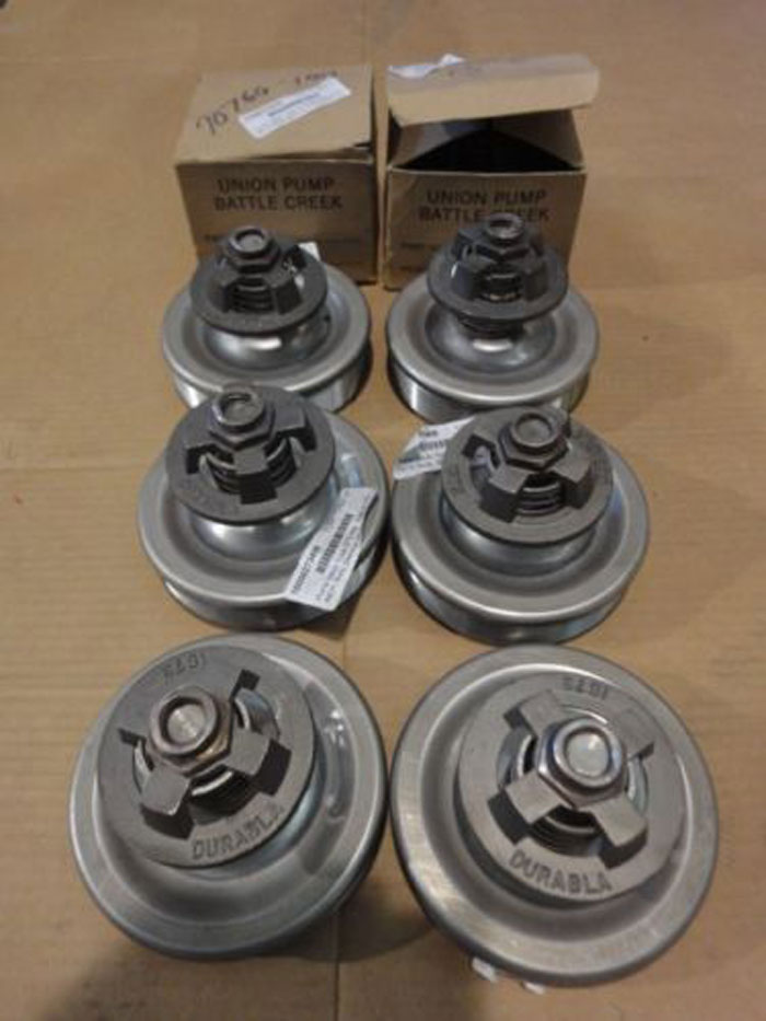 LOT OF (8) DURABLA 4.5" UNION STEAM PUMP PARTS 316 STAINLESS STEEL