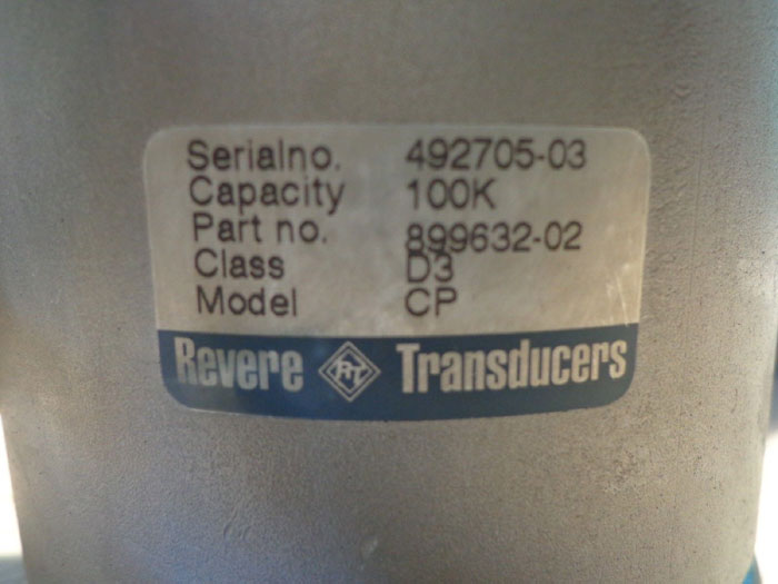 REVERE TRANSDUCERS CP-100K LOAD CELL